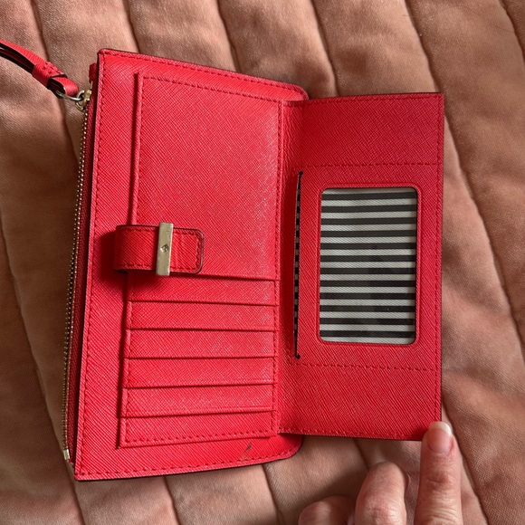 Red Kate Spade Wallet - Picture 3 of 4